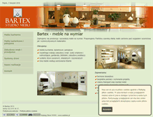 Tablet Screenshot of meble-bartex.pl